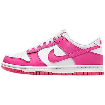 Nike Zapatillas Baskets Dunk Low rose / blanc para mujer