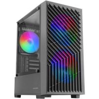 mars gaming mc-vortex caja gaming micro atx cristal templado 3x ventiladores frgb 12cm negro