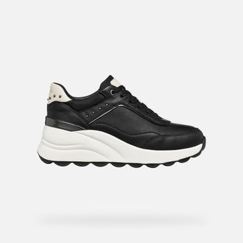 GEOX Spherica Ec13 Mujer Negro/blanco Lechoso