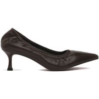 chiconic zapatos de tacon brown nappa para mujer