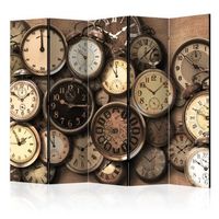 biombo - old clocks ii 225x172 cm