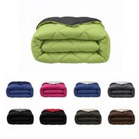 edredon nordico de 400 g reversible bicolor 240x270 cm - sabanalia - verdegris