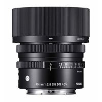 objetivo sigma 45mm f28 dg dn sony e autofocus full-frame negro