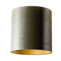 pantalla lampara terciopelo verde dorado 404040