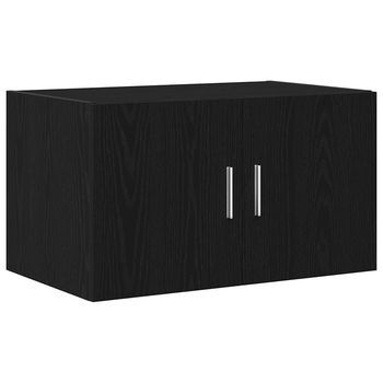 Mueble De Pared Roble Negro 70 X 42.5 X 40 Cm Vidaxl