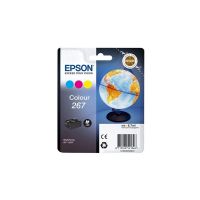 cartucho de tinta multipack epson 267 durabrite ultra cmy para workforce wf-100w