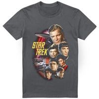 star trek camiseta classic crew para hombre