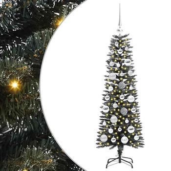 Árbol De Navidad | Decoraciones De Navidad Artificial Verde 120 Cm Pvc, Plástico Y Acero