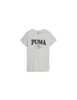 Camiseta Puma Squad Graphicc Tlight Gray Hea Mujer