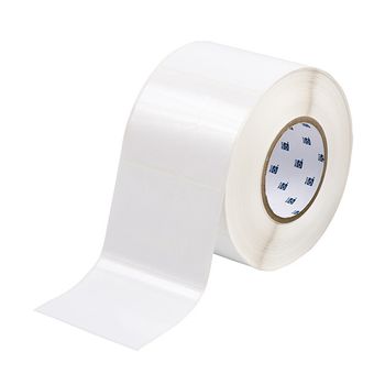 Brady THT-76-422-1 etiqueta poliéster blanco brillante 101,60 x 76,20 mm (original)