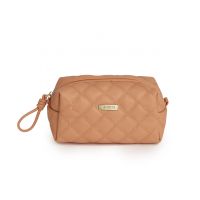 twiggy cosmetic purse pine cone coral