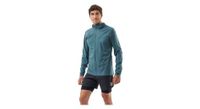 chaqueta impermeable compressport tempest azul para hombre