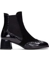 de hispanitas botin tacon bloque cierre elastico c002 black