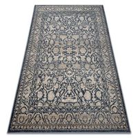 alfombra de lana nain ornamento vintage 755751944 beige  azul oscuro 240x340 cm