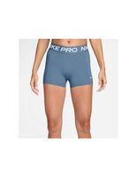 mallas de fitness nike pro mid-rise 3 biker mujer azul