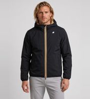 k-way para hombre k6128vw chaqueta reversible jack st warm double negro beige m casual nylon