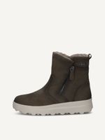 caprice bootie green made of leather without heel size 41