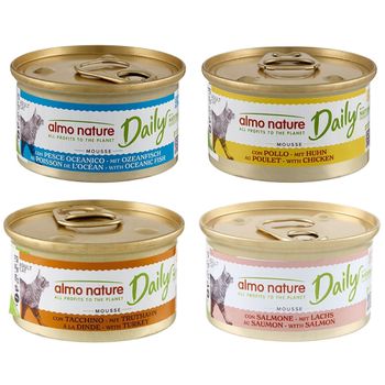 Almo Nature Daily Menu 24 x 85 g - Pack Ahorro - Pack mixto: Mousse