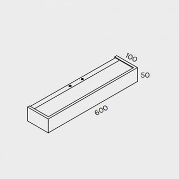 Aplique de pared led apolo (17w) ii