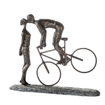 Casablanca By Gilde Figura Decorativa Escultura Bésame Color Bronce H. 30 Cm