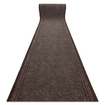 Felpudo Alfombra De Pasillo Con Refuerzo De Goma  Málaga Marrón 7058 100x760 Cm