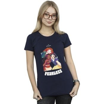 Disney Camiseta Princess Fearless para mujer
