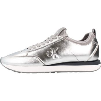 Calvin Klein Jeans Deportivas Moda Retro Runner Metallic para mujer