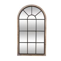 espejo de metal negro zoe 60x107cm