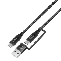 cable usb-c a usb-c 18m coolbox 60w trenzado adaptador usb-a