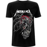 metallica camiseta manga larga spider dead para mujer