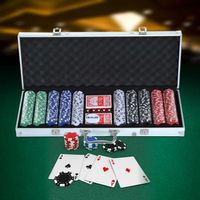 maletin de poker homcom aluminio ps 555x22x65 cm multicolor