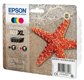 CONSUMIBLE EPSON MULTIPACK XL 603XL 4 TINTAS