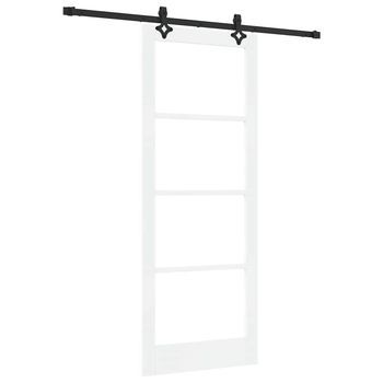 Puerta Corredera Orkdal Y Negro 83 X 211 Cm Vidaxl