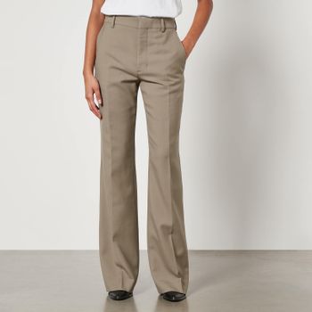 AMI Wool-Twill Wide-Fit Trousers - FR 36/UK 8