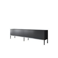 mueble tv lord antracita plata