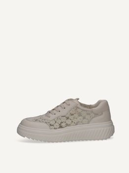 CAPRICE Sneaker, beige, made of Leather/synsthetik/textile, Size 39