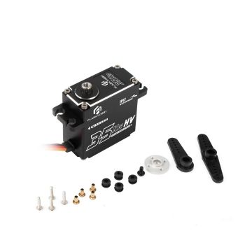 Flashhobby Servo M35CHW impermeable Coreless de 35KG de torsión 120° 0.07seg 8.4V con engranajes de aluminio y brazo de