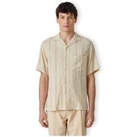 portuguese flannel camisa manga larga almada shirt - ecru para hombre