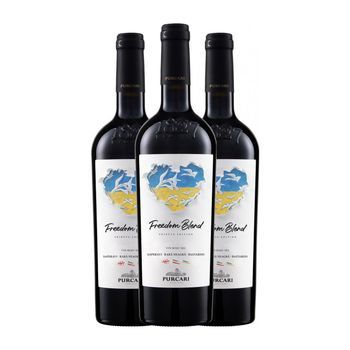 Château Purcari Vino Tinto Vinohora Freedom Blend 75 Cl 13.5% Vol. (pack De 3 Unidades)