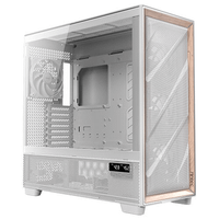 caja antec flux pro euv wood atx 2xusb30 sin fuente blanco