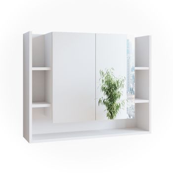 Armario Con Espejo Para Baño Elira 80.2 X 64 Cm Vicco