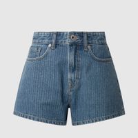 pepe jeans shorts a-line short hw suzie azules pl801111id1-000