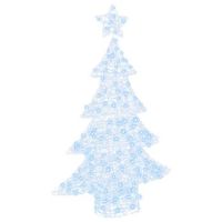 arbol de navidad  decoraciones de navidad con 100 led frio 120 cm acrilico