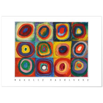 Panorama Cuadro De Aluminio Wassily Kandinsky 100x70 Cm