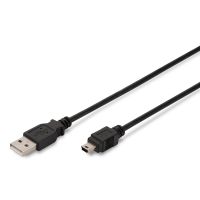 digitus cable de conexion usb tipo a-mini usb 18m negro