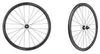 par de ruedas miche re act dx 38 38 tubeless 700 disc   12x100mm   12x142mm   centerlock