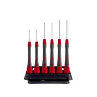 wiha juego de destornilladores de precision picofinish con cabeza esferica hexagonal de 7 unid incl soporte 42993