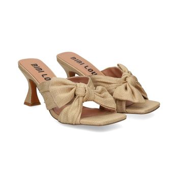 Bibi Lou Sandalias Con Tacón Mujer - Beige Talla 38