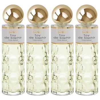 Pack De 4 Eau De Parfum Mujer Saphir Toy 200 Ml