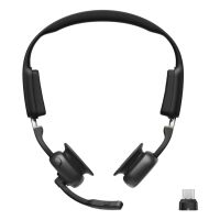 auriculares shokz openmeet inalambricos bluetooth con cancelacion de ruido microfono y conduccion osea negros